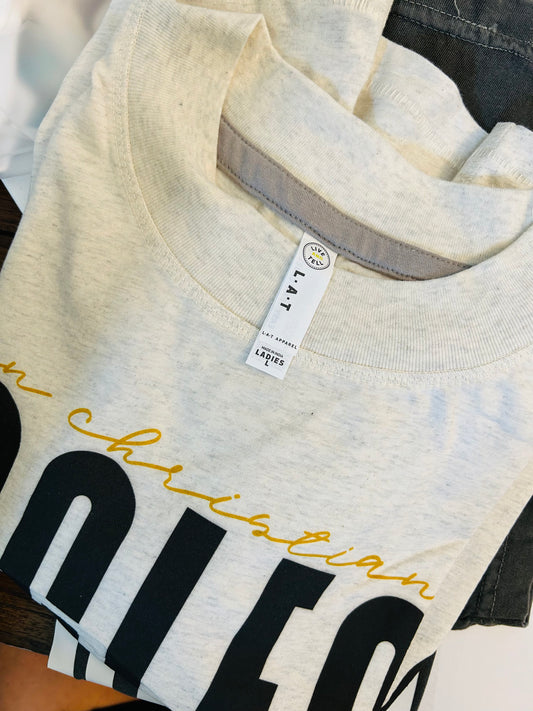 Adult Boxy Ivory Eagles Tee