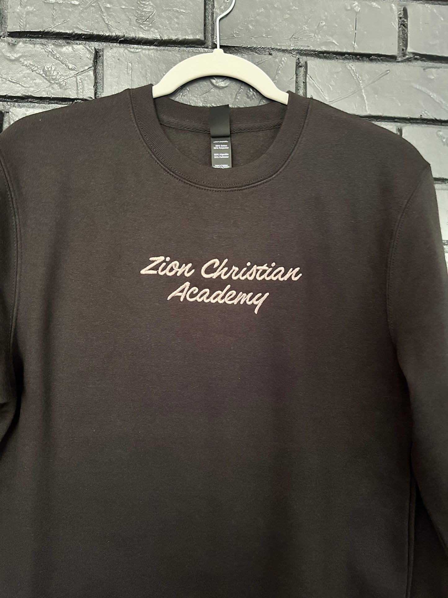 Adult Embroidered Zion Crewneck