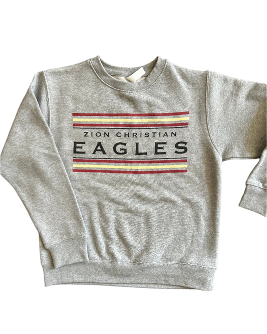 YOUTH Gray Zion Christian Crewneck