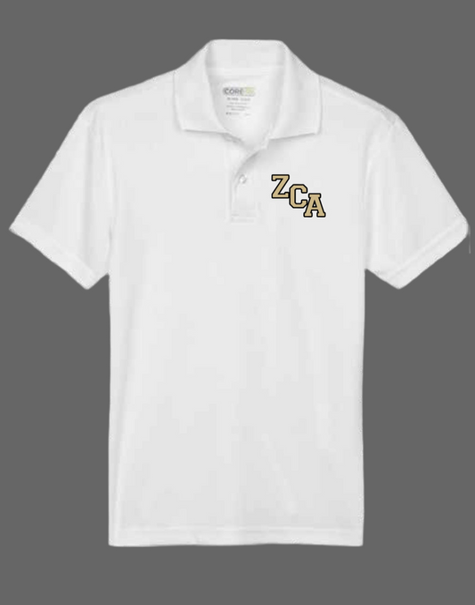 Youth Performance Polo | White