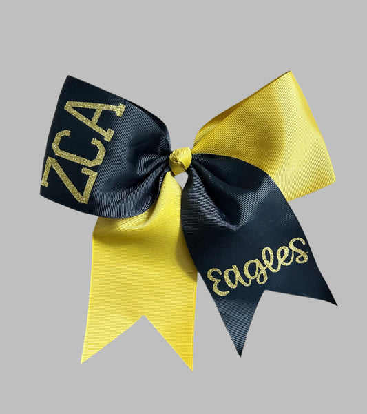 Hairbow | Gold Black Eagles