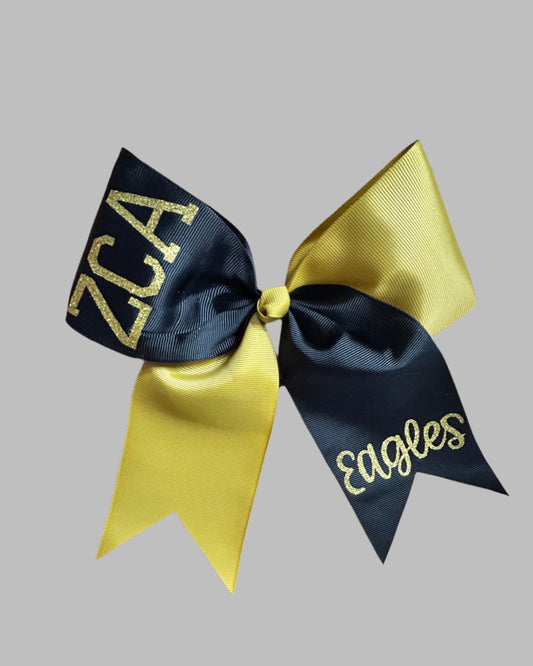 Hairbow | Gold Black Eagles