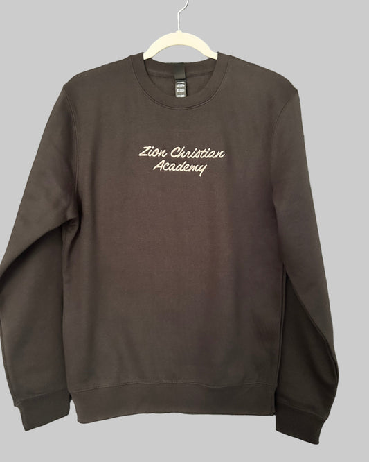 Adult Embroidered Zion Crewneck